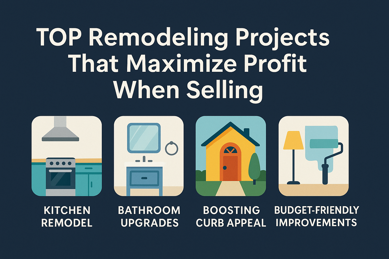Top Remodeling Projects That Maximize Profit When Selling